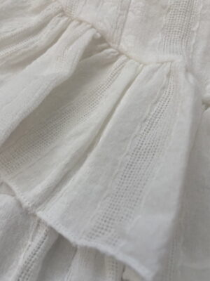 IMG_6636 Groot Embroidery skort - White