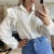 IMG_0924 Ruffle blouse - White