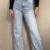 img_3413 Tall wide leg jeans - Ruffled light blue