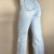 img_3415 Tall wide leg jeans - Ruffled light blue