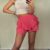 Embroidery skort pink