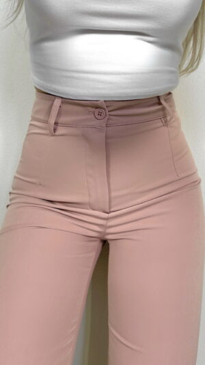 485beb03-0266-4b45-b526-6a3650c85b77 Straight leg pantalon - Licht roze