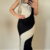 img_1103 Dress Beige & Black