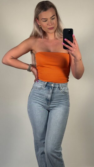 Bandeau top orange