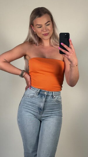 Bandeau top orange