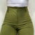Straight leg pantalon - Olijf