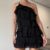 Screenshot Ruffle dress black