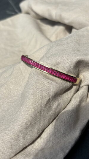 Bracelet stones - Pink/Gold