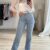 Tall straight jeans met stretch - Blauw