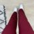 Straight leg pantalon - Bordeaux