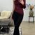 One shoulder top - Bordeaux