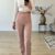 img_7986 Straight leg pantalon - Licht roze