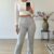 Straight leg pantalon - Licht blauw