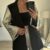 Blazer met print mouwen