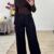 img_2537 Tall wide leg pantalon - Zwart