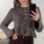 img_2970 Sweater top met ruffles - Licht bruin