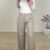 img_5519 Tall wide leg pantalon - Licht grijs/beige