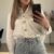 Blouse met gouden knopen - Wit