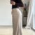 img_6677 Tall wide leg pantalon - Beige