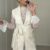 Linnen mouwloze blazer
