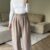 Tall wide pantalon - Taupe
